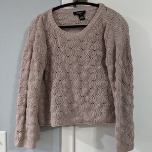 Francesca's mauve / pink sweater